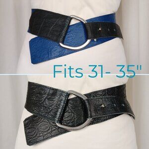 Vintage Reversible Leather Belt, Med/Large, 31 - 35"